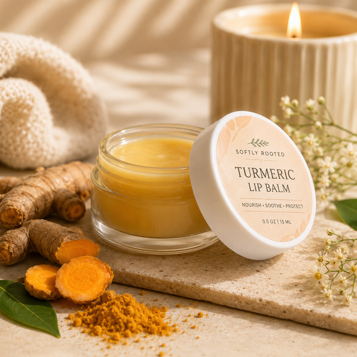 Turmeric Lip Balm